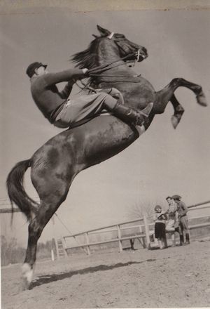 Leopold Brustein, a former Russian cavalry officer and Certified Riding Master