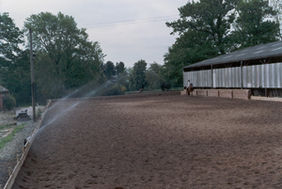 DFR outdoor watering system in operation